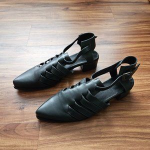 Olive Thomas Handmade Leather Strappy Fisherman Sandals Size 9.5